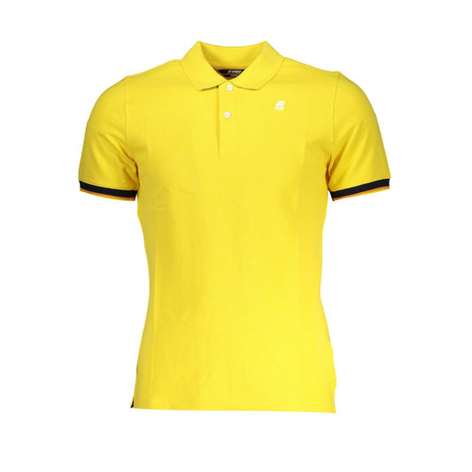 K-WAY Sunshine Yellow Cotton Blend Polo Mens T-Shirt