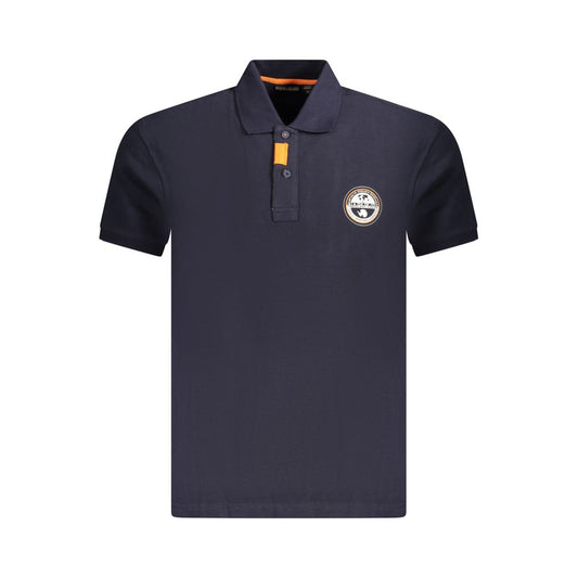 Napapijri Blue Cotton Polo Shirt
