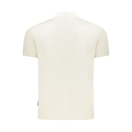 Napapijri White Cotton Polo Shirt