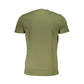 Cavalli Class Green Cotton Men T-Shirt Mens T-Shirt