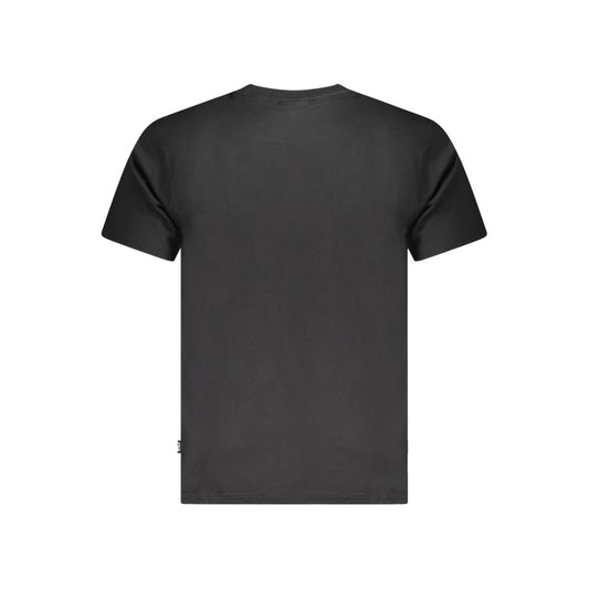 Fila Black Cotton Unisex T-Shirt Mens T-Shirt
