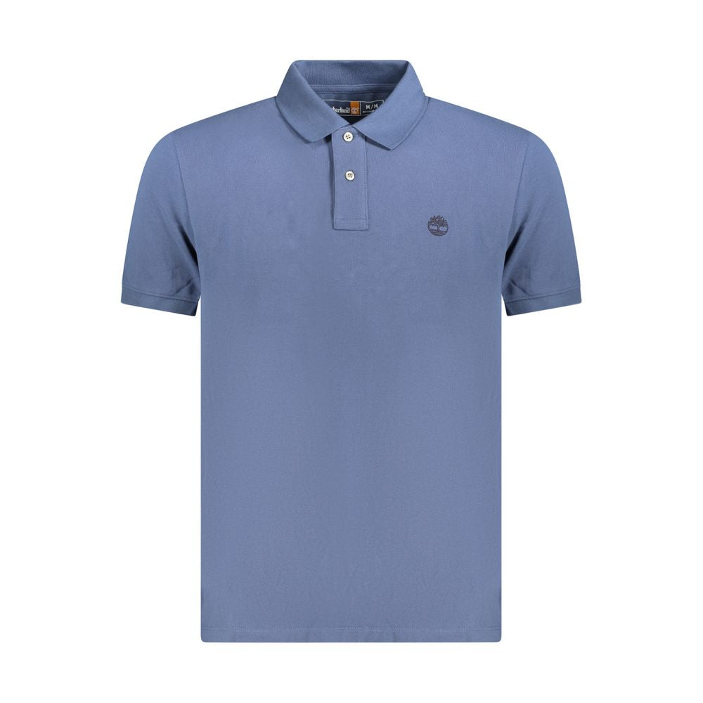 Timberland Blue Cotton Polo Shirt Mens T-Shirt