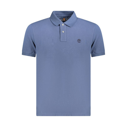 Timberland Blue Cotton Polo Shirt Mens T-Shirt