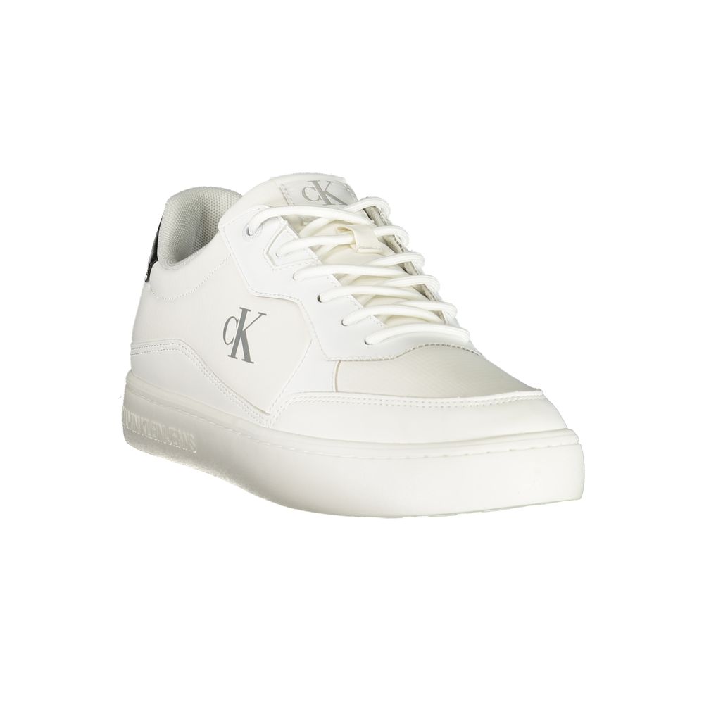 Calvin Klein White Polyester Sneaker