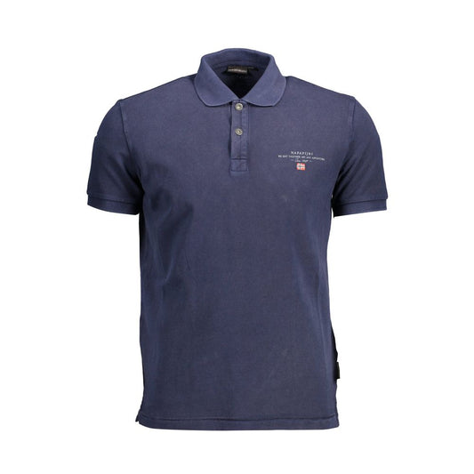 Napapijri Blue Cotton Polo Shirt
