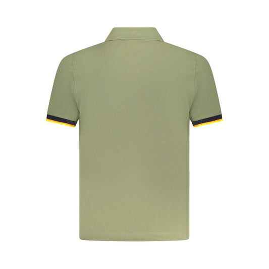 K-WAY Green Cotton Polo Shirt Mens T-Shirt