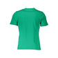 North Sails Green Cotton Men T-Shirt Mens T-Shirt
