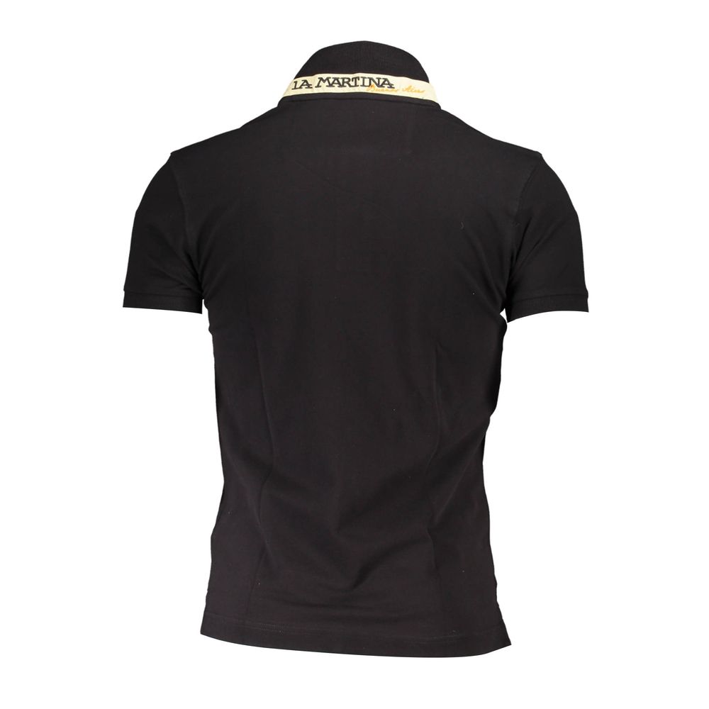 La Martina Slim Fit Contrast Detail Polo Mens T-Shirt