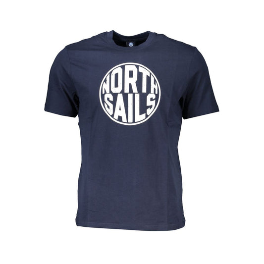 North Sails Blue Cotton T-Shirt Mens T-Shirt