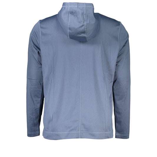 Calvin Klein Blue Polyester Men's Hooded Sweater Mens Sweater