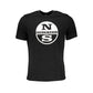 North Sails Black Cotton T-Shirt Mens T-Shirt