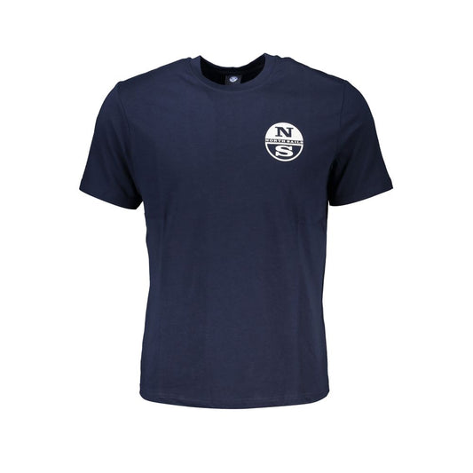 North Sails Blue Cotton T-Shirt Mens T-Shirt
