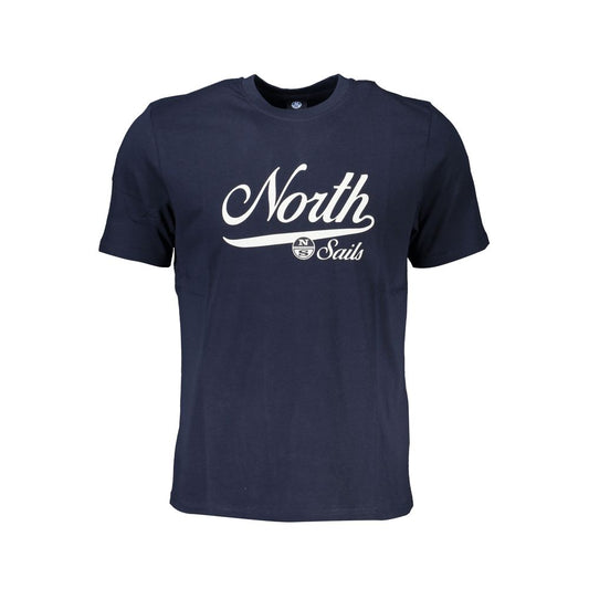 North Sails Blue Cotton T-Shirt Mens T-Shirt