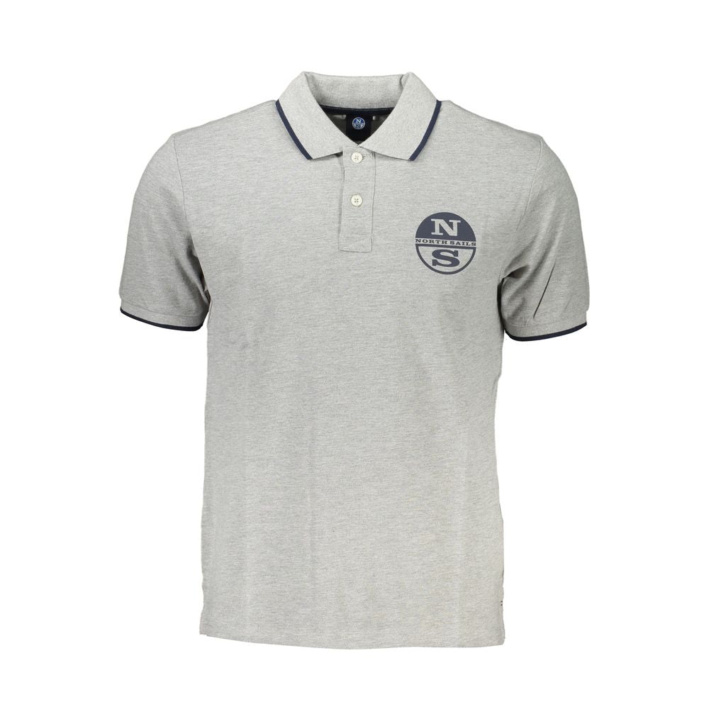 North Sails Brown Cotton Men Polo Shirt Mens T-Shirt