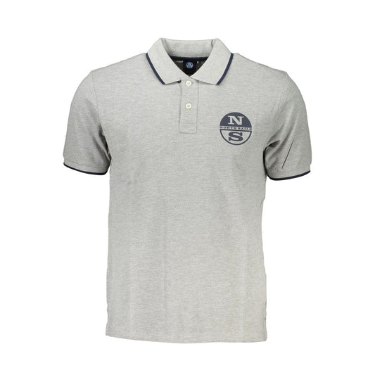 North Sails Brown Cotton Men Polo Shirt Mens T-Shirt