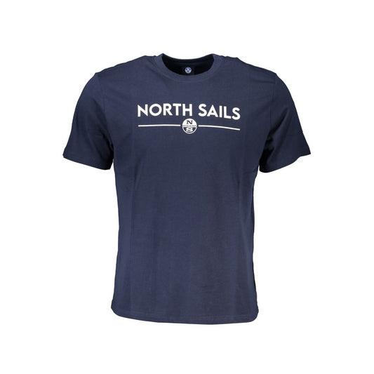 North Sails Blue Cotton T-Shirt Mens T-Shirt
