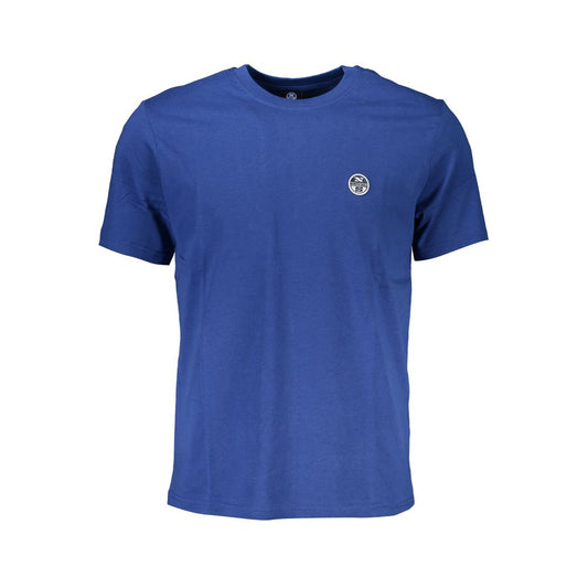 North Sails Blue Cotton T-Shirt Mens T-Shirt