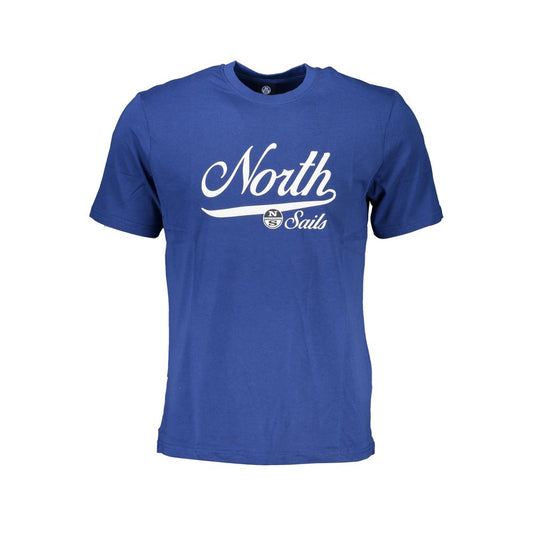 North Sails Blue Cotton T-Shirt Mens T-Shirt