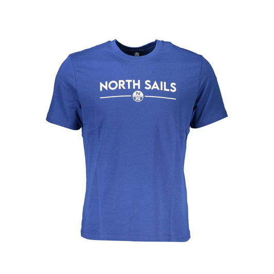 North Sails Blue Cotton T-Shirt Mens T-Shirt