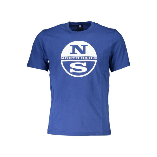 North Sails Blue Cotton T-Shirt Mens T-Shirt