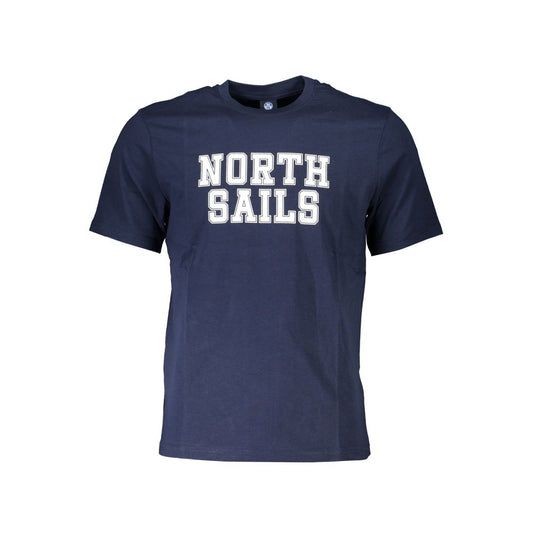 North Sails Blue Cotton T-Shirt Mens T-Shirt