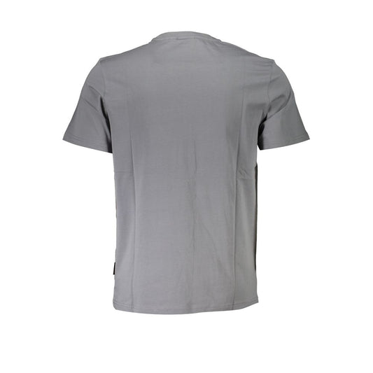 Napapijri Brown Cotton Men T-Shirt Mens T-Shirt