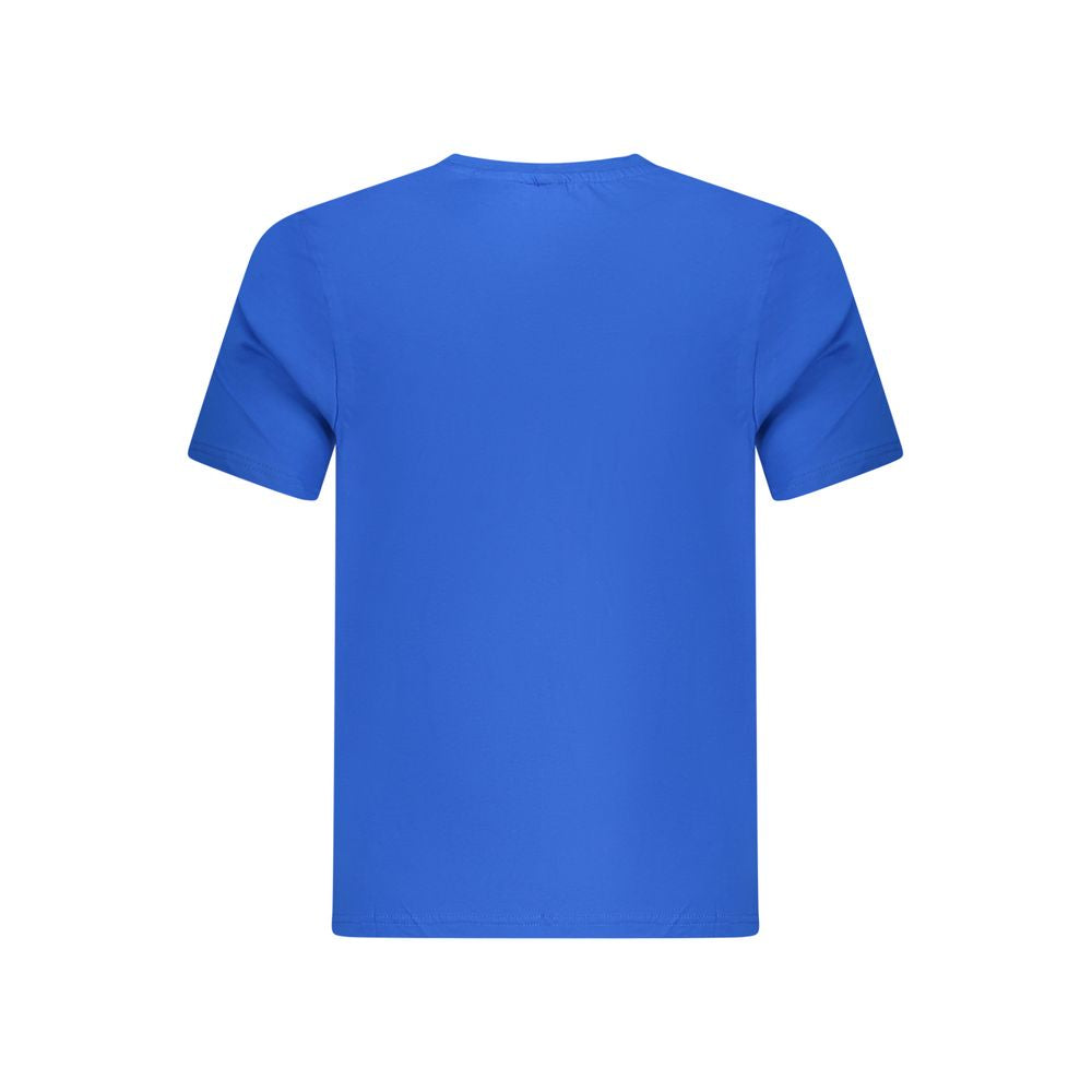 North Sails Blue Cotton Men T-Shirt
