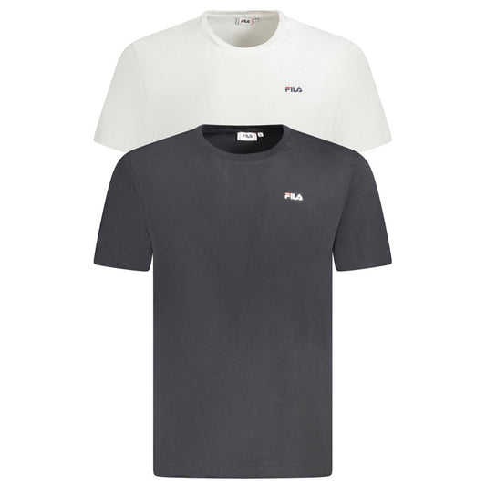 Fila White Cotton Men T-Shirt Mens T-Shirt
