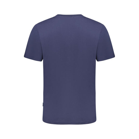 Fila Blue Cotton Men T-Shirt Mens T-Shirt