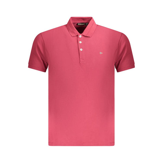 Napapijri Red Cotton Polo Shirt