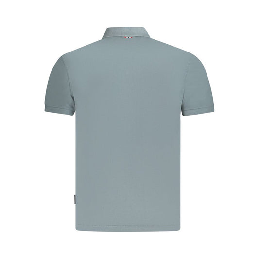 Napapijri Gray Cotton Polo Shirt
