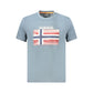 Napapijri Grigio Cotton Men T-Shirt