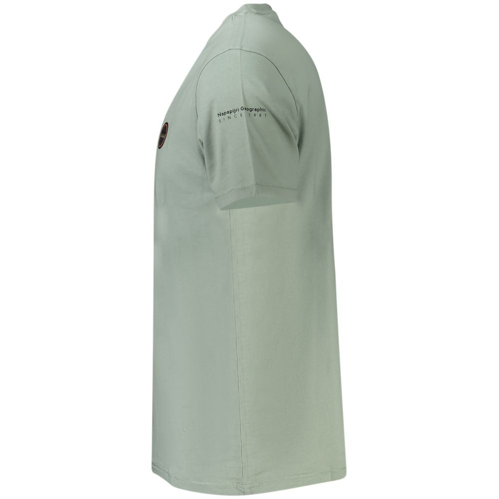 Napapijri Verde Cotton Men T-Shirt