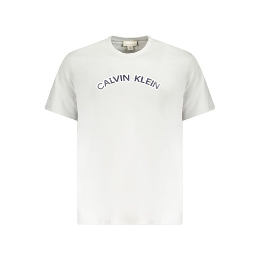 Calvin Klein Brown Cotton Men T-Shirt Mens T-Shirt