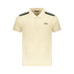 Cavalli Class Beige Cotton Polo Shirt