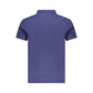 Cavalli Class Blue Cotton Polo Shirt