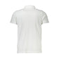 Cavalli Class White Cotton Polo Shirt