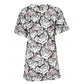 Cavalli Class White Cotton Dress