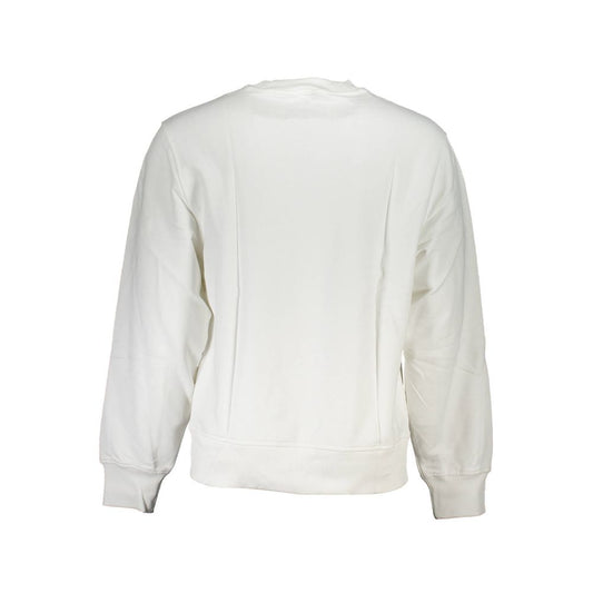 Calvin Klein White Cotton Men Sweater Mens Sweater