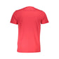 Cavalli Class Red Cotton Men T-Shirt Mens T-Shirt