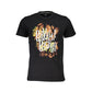 Cavalli Class Black Cotton Men T-Shirt Mens T-Shirt