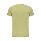 Cavalli Class Green Cotton Men T-Shirt Mens T-Shirt