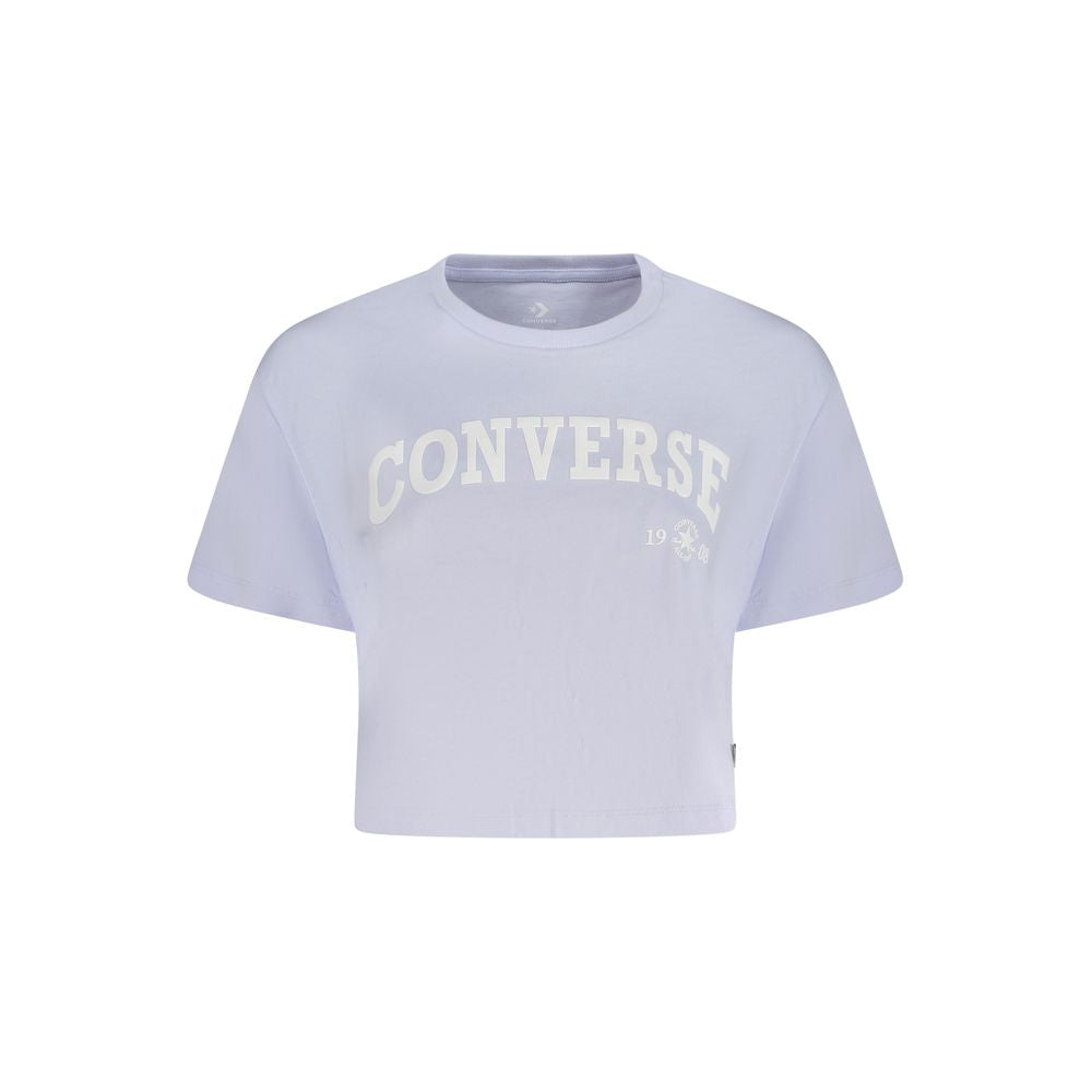 Converse Purple Cotton T-Shirt
