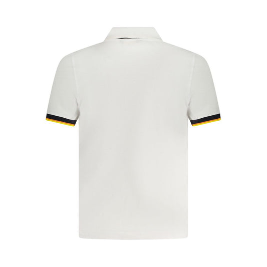 K-WAY White Cotton Polo Shirt Mens T-Shirt
