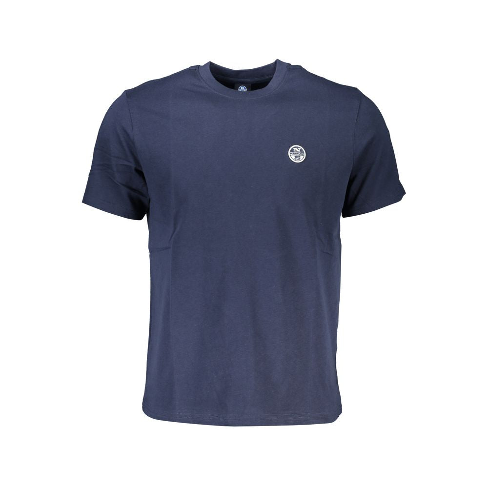 North Sails Blue Cotton T-Shirt Mens T-Shirt