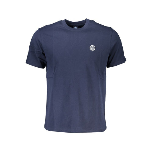 North Sails Blue Cotton T-Shirt Mens T-Shirt