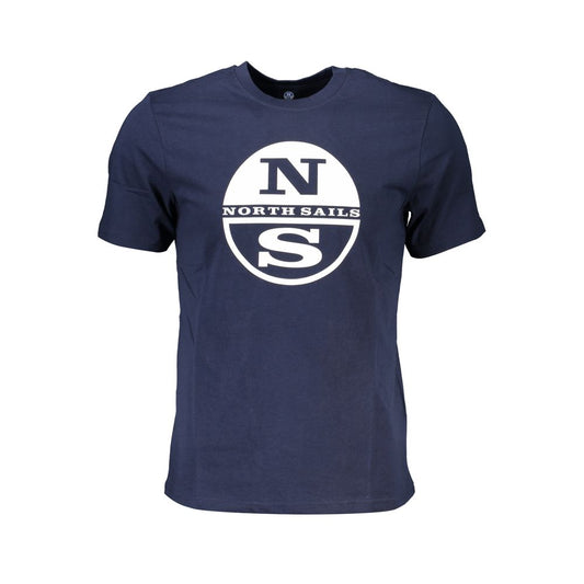 North Sails Blue Cotton T-Shirt Mens T-Shirt