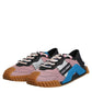 Dolce & Gabbana Multicolor Lace Up Low Top NS1 Sneakers Shoes