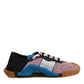 Dolce & Gabbana Multicolor Lace Up Low Top NS1 Sneakers Shoes