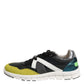 Dolce & Gabbana Multicolor Lace Up Low Top Men Sneakers Shoes